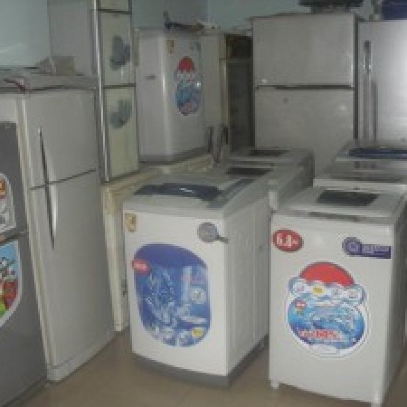 Địa chỉ mua bán máy giặt, tủ lạnh, điều hòa cũ tại Hà Nội