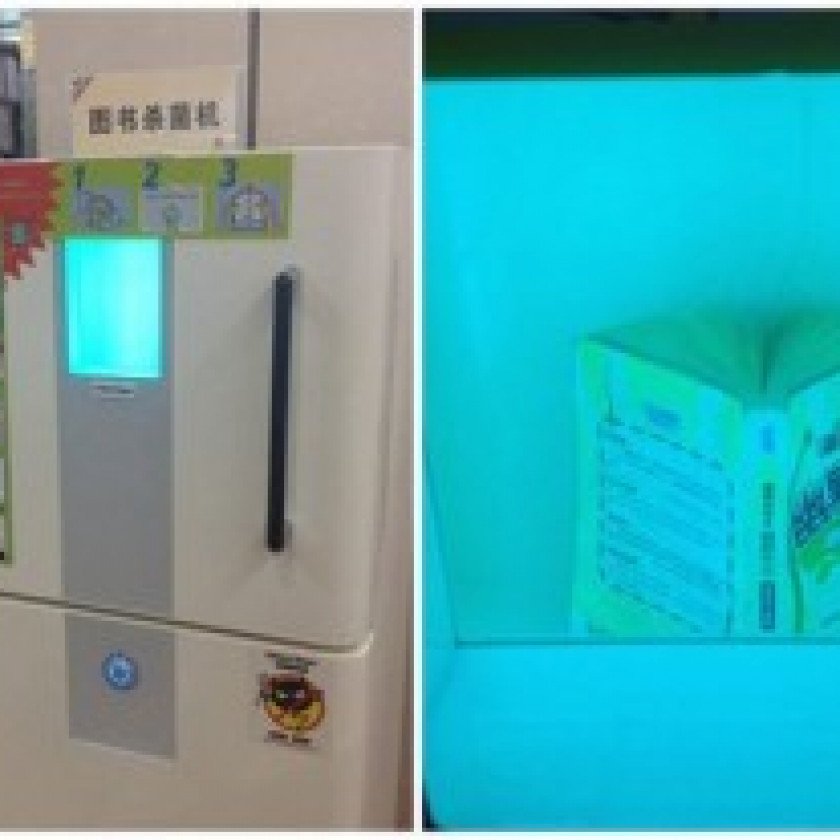 'Máy giặt sách' siêu độc đáo